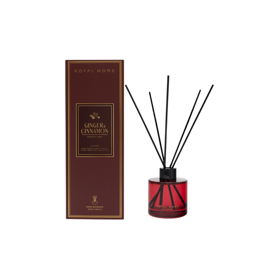 GINGER & CINNAMON 120 ML BAMBOO STICK REED DIFFUSER